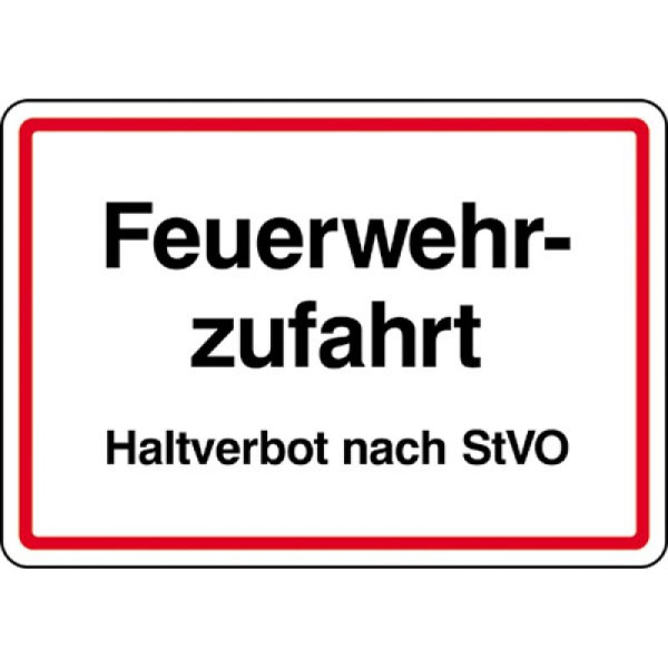 Stein HGS Feuerwehrzufahrt Haltverbot nach StVO, 11.2753
