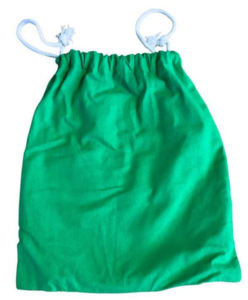 Camille Bauer Zugbeutel Baumwolle grün, 25 x 30 cm, 190545