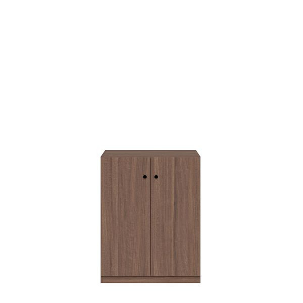 Bisley Flügeltürenschrank Pren, Ohne Schloss, 2 Fachböden für 2,5 OH, H 1018 x B 800 x T 500 mm, 008 lincoln walnuss, PNC08102SNLL008