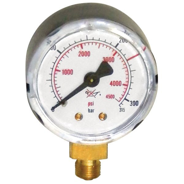 Schweißkraft Inhaltsmanometer SK Ø 50 mm; 0-315 bar, 1700451