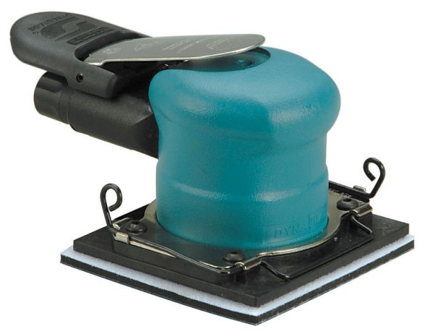 Dynabrade Dynabug „Modell T“ Schwingschleifer ohne Absaugung mit Klammern, 102 mm B x 110 mm L (4 x 4-5/16), 57920