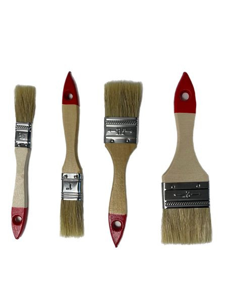 VaGo-Tools Lasurpinsel Flachpinsel 12-teiliges Set Flachpinsel 20/25/38/50 mm, 190-000/010/015/020 je 3_sv