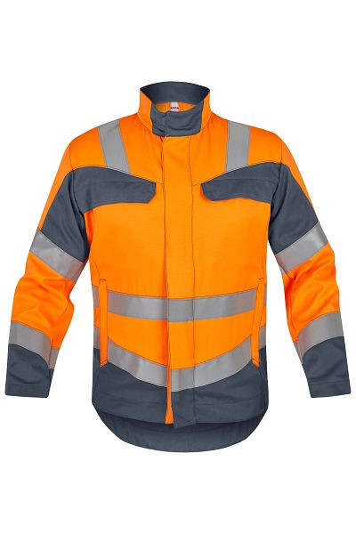 ROFA Jacke 2380, Größe 54, Farbe 382-leuchtorange-grau, 6652380-382-54