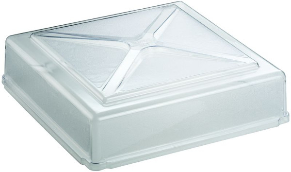 B.PRO Abdeckhaube eckig, transparent, aus Polycarbonat für CHV / UNI / UNI-H / UNI-K / CE / UNI-B 58/58, 296814