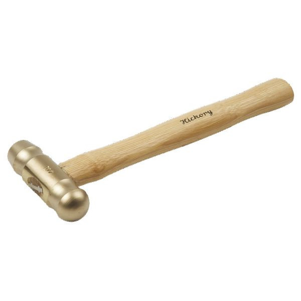 Dönges Schlosserhammer funkenfrei, amerikanische Form, mit Hickorystiel, 100 g, 190853