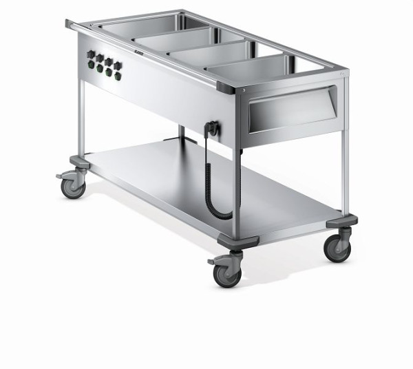 B.PRO SAW L-4 Speisenausgabewagen aus rostfreiem Edelstahl, 572551
