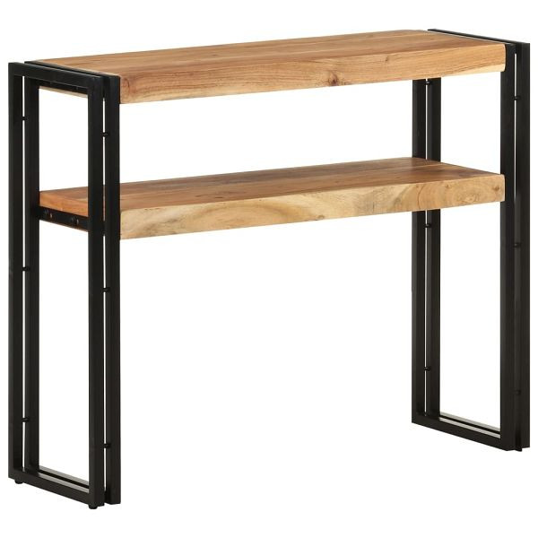 vidaXL Konsolentisch 90x30x75 cm Massivholz Akazie, 321097