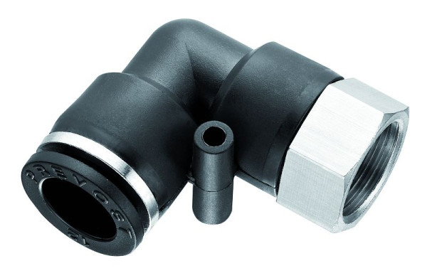Prevost 90°-Winkelstück mit zylindrischem Innengewinde - RPC FG, IG BSPP= G 1/8, für Schlauch mit Außen-Ø= 4 mm, VE: 10 Stück, RPC FG0400
