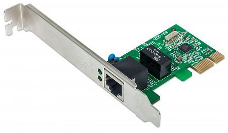 INTELLINET Gigabit PCI-Express-Netzwerkkarte, 10/100/1000 Mbit/s PCI-Express-Netzwerkkarte, 522533