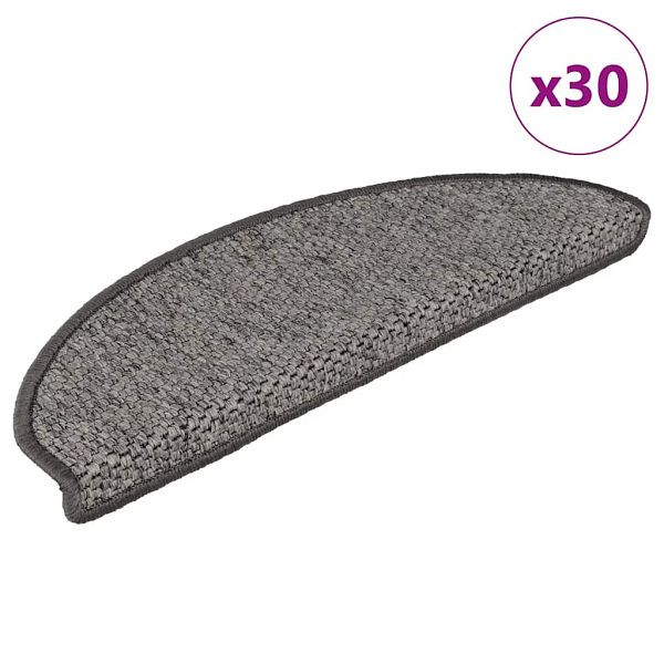 vidaXL Stufenmatten Selbstklebend Sisal-Optik 30 Stk. 65x21x4cm, 3365872
