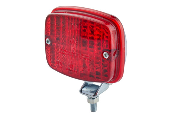 HELLA Nebelschlussleuchte, Halogen, 12/24V, Anbau, Lichtscheibenfarbe: rot, Stecker: Flachstecker, links/rechts, 2NE 003 030-151