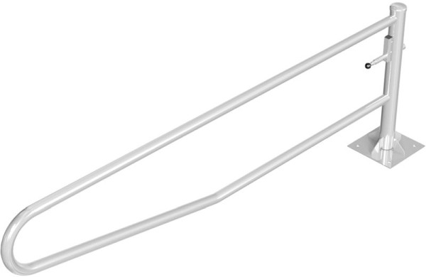 Schake Gatterschranke drehbar 3,00m für Vorhangschloss, Drehpfosten: Ø 102mm, Schrankenarm: Ø 60mm, zum Aufdübeln, feuerverzinkt, 413_301VP