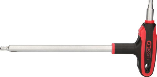 KS Tools T-Griff-Winkelstiftschlüssel Torx Kugelkopf, T50, 151.2853