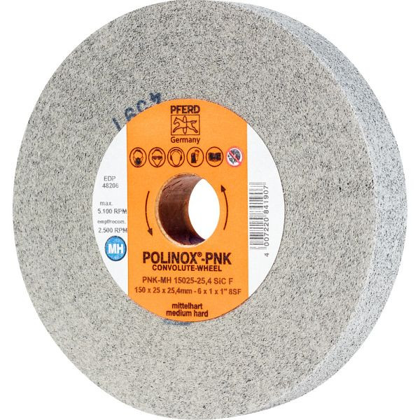 Pferd POLINOX-Kompaktschleifrad PNK-MH 15025-25,4 SiC F, 47802643