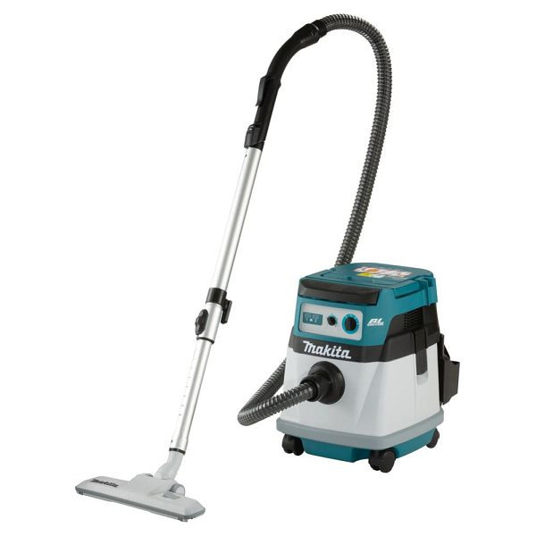 Makita Akku-Staubsauger 15 L 2x 17 V Nass+Trocken (ohne Akku, ohne Ladegerät), DVC155LZX2