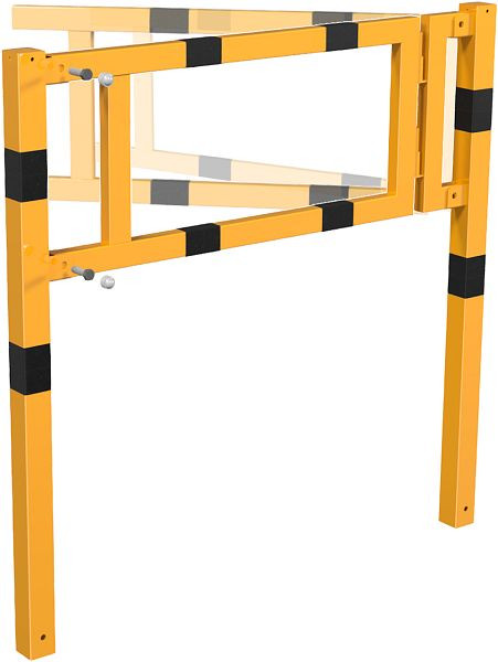 Schake Torelement aus Stahlrohr: 60 x 40 mm, verschließbar mit Profilzylinder, 4226BG