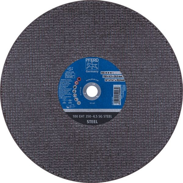 Pferd Trennscheibe 100 EHT 350-4,5 SG STEEL/20,0, VE: 10 Stück, 61329520