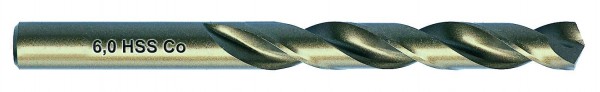 EXACT Spiralbohrer, DIN 338, N, zyl, kurz, geschl., HSS-G Co 5 32321