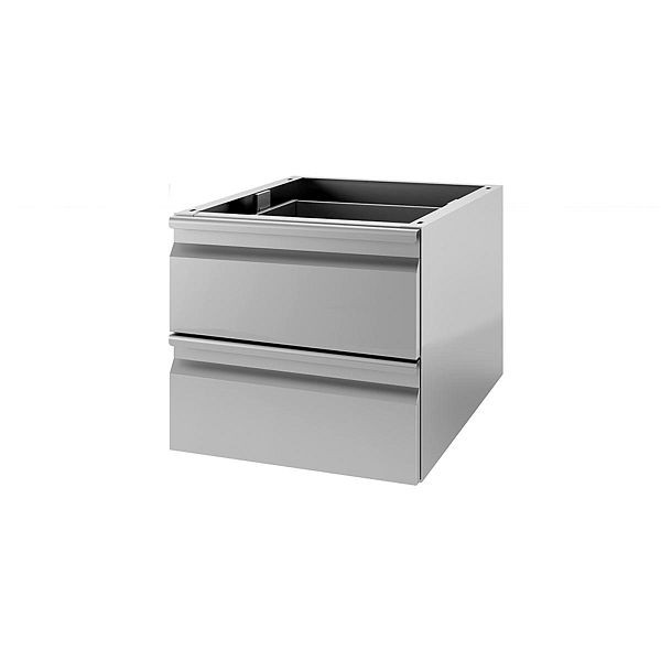 Vaiotec Schubladenblock 2 Schubladen für Arbeitstisch 600, 40x58,5x58 cm, 10864