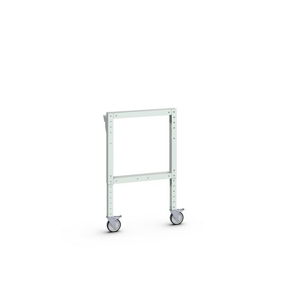 bott cubio Werkbankfuß mobil höhenverstellbar, BxTxH: 80x650x800-1100mm, RAL 7035 Rollbar, Lichtgrau, 41401009.16V