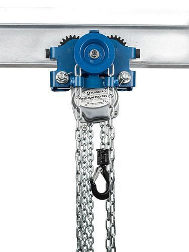 PLANETA kurzes Kombifahrwerk LHT-G-010 PREMIUM-PRO, Tragfähigkeit 1000 kg, Flanschbreite 64 - 203 mm, 306847