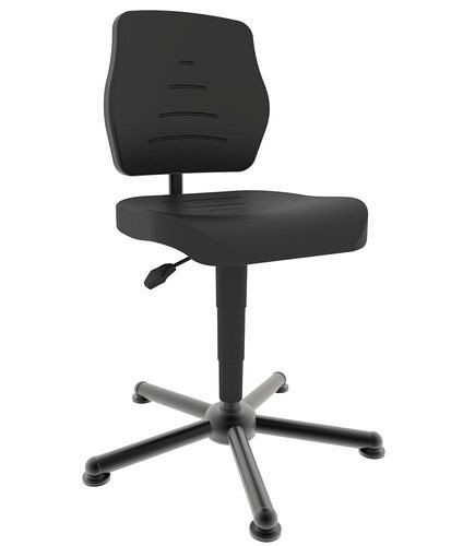 meychair Arbeitsdrehstuhl Workster Pro, Sitzhöhe bis 640 mm, Rücken mit Anti-Schock-Sicherung, 294861