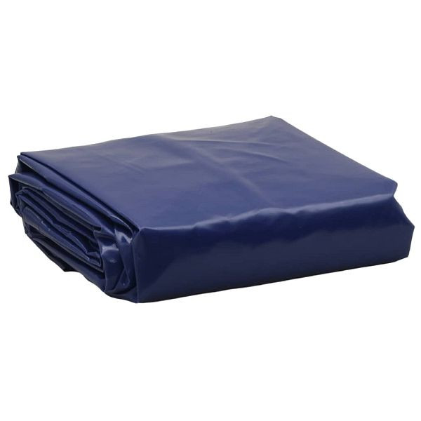 vidaXL Abdeckplane Blau 2,5x4,5 m 650 g/m², Material: Canvas mit PVC-Beschichtung, 156061