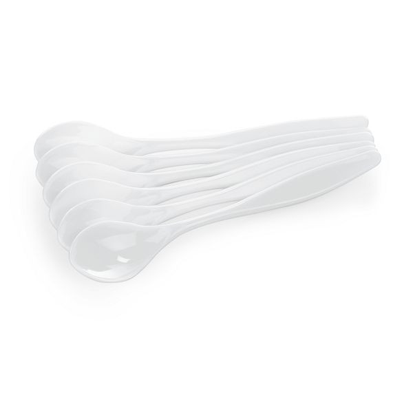WAS Eierlöffel Set, 6-teilig, 14,5 cm, Kunststoff, 9970145