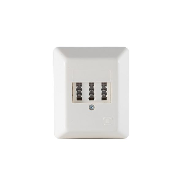 S-Conn Telefon-Anschlussdose TAE NFN, Aufputz, 74040-