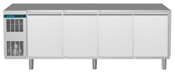 ALPENINOX Kühltisch, 4 Abteile CLM 650 4-7001, für GN 1/1, steckerfertig, Umluftkühlung, 402721160