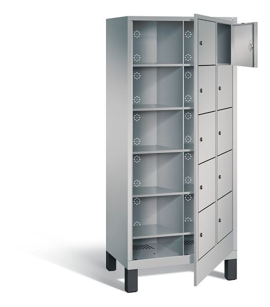 C+P Wäsche-Sammelschrank Evolo, H1850xB810xT500mm, Farbe: Weißaluminium, 48060-205 S10144