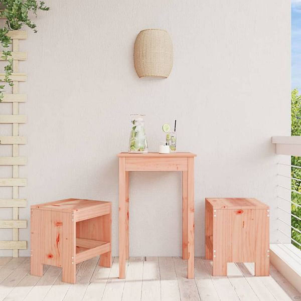 vidaXL Gartenhocker 2 Stück 40x36x45 cm Massivholz Douglasie, 825343