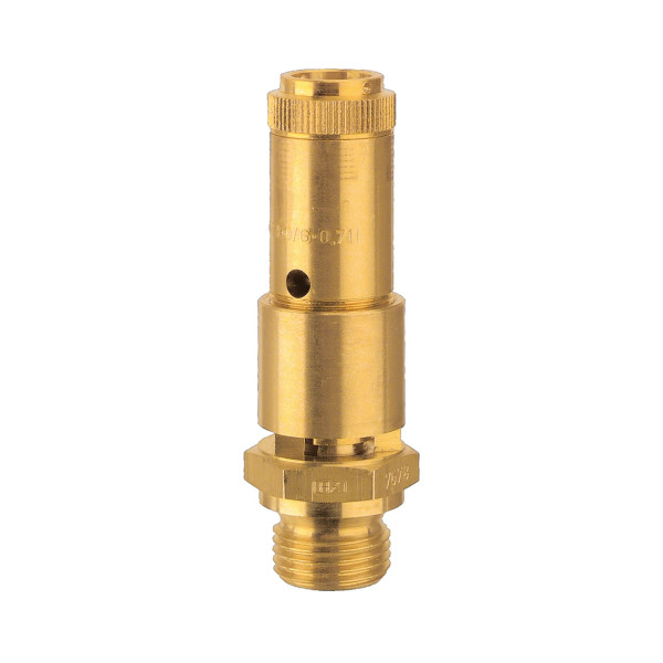 Riegler Sicherheitsventil DN 10, Messing G 1/2, Ansprechdruck 12,2 bar, 154509