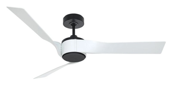 CasaFan Deckenventilator Eco Revolution Lack matt nachtschwarz-Matt weiß, 313627
