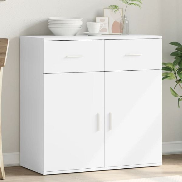 vidaXL Sideboard Weiß 79x38x80 cm Holzwerkstoff, 840520