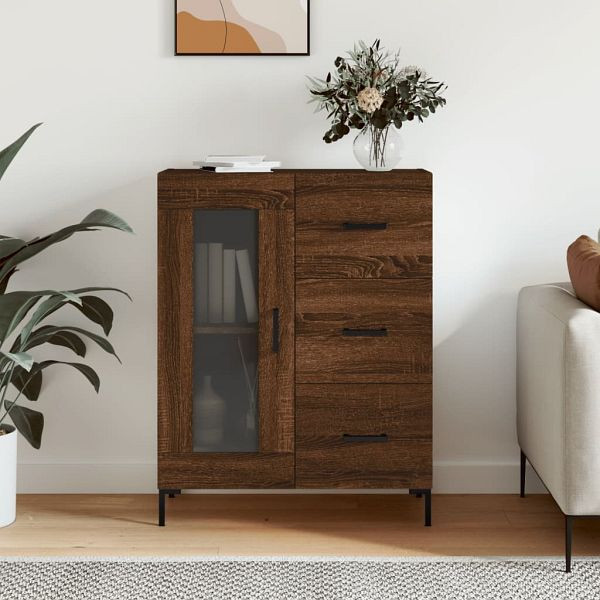 vidaXL Sideboard Braun Eichen-Optik 69,5x34x90 cm Holzwerkstoff, 828051