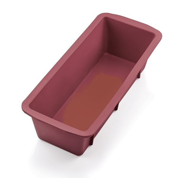 WAS Cake Pan 31 red Backform, Brot-/Königskuchen, 26 x 10 x 7 cm, Silikon, 3177260