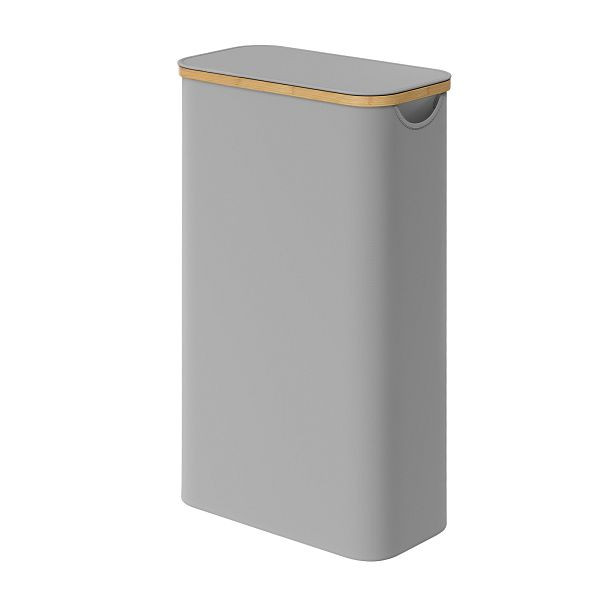 SONGMICS Wäschekorb, Grau, 42x22,5x70,5 cm, LCB506G01