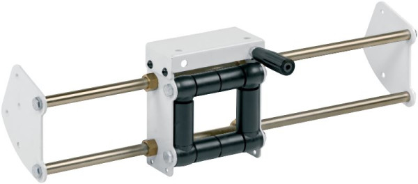 Ebinger Rollenführung mit Handgriff, unten, 410mm, Edelstahl, 6.004.002.410