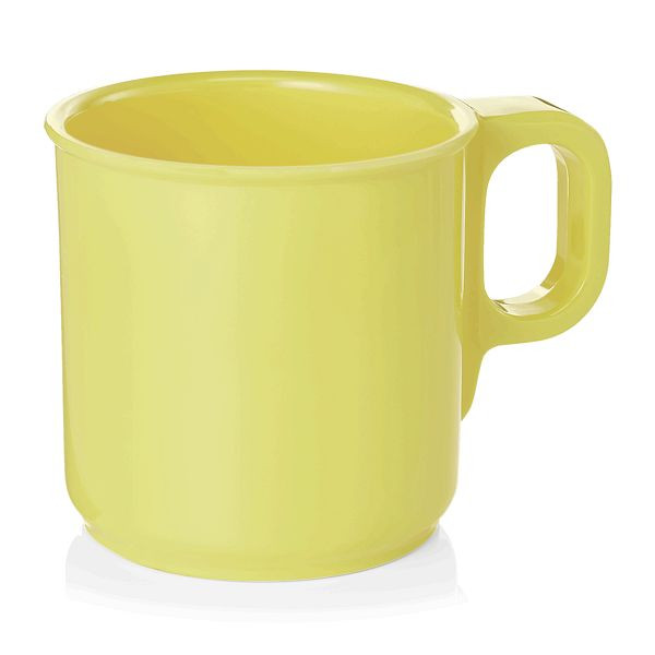 WAS Melamine Becher, 0,25 Liter, gelb, Melamin, VE: 12 Stück, 9366029