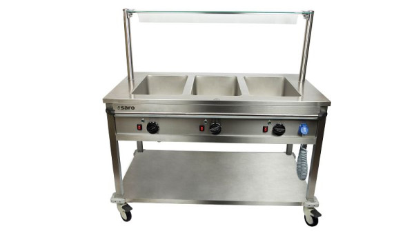 Saro Bain Marie Trolley BT-3, Edelstahl, 126-1520, 4017337054275