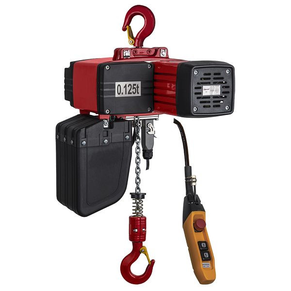 DELTA Premium Elektrischer Kettenzug Typ DEH 400V, 8/2m/min 1-Strang, 0,125t mit 3m Hubhöhe, DH.0.DEH.001253.03