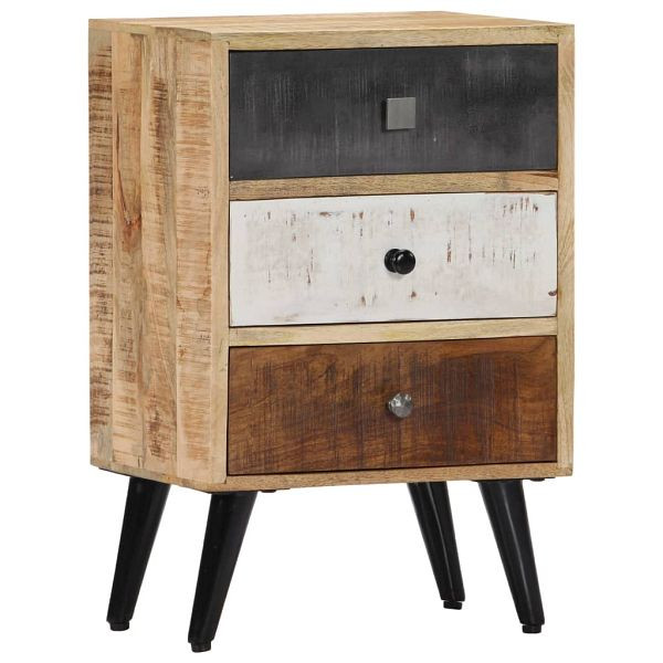 vidaXL Nachttisch 40x30x60 cm Massivholz Mango, Material: Mango-Massivholz, 282875