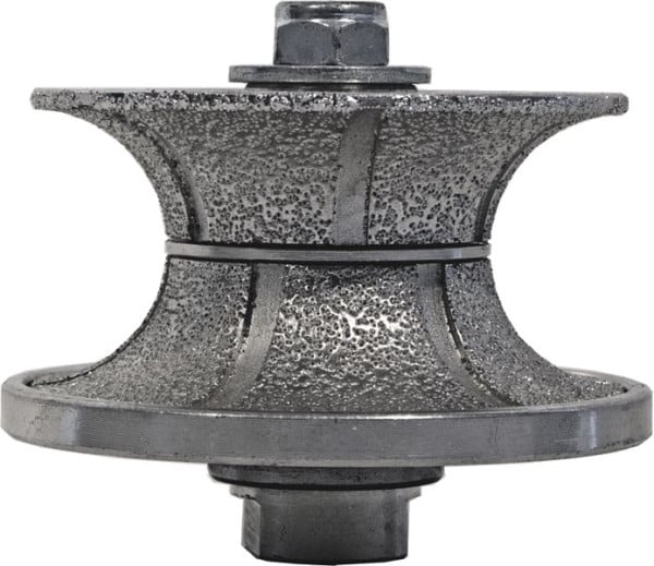 ELMAG Diamant-Profilfräser Profiler PXV, r=20, M14 - 'vacuum- brazed', Halbrund, 64167