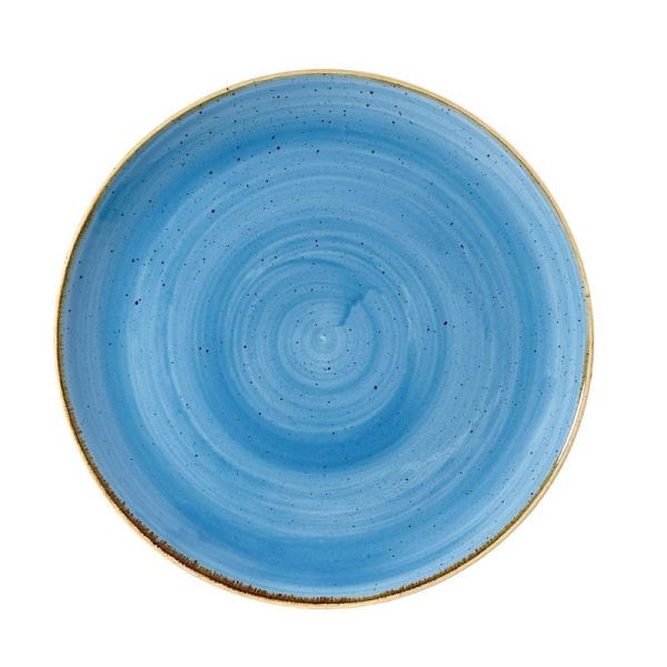 Churchill Stonecast Coupe-Teller, rund, Kornblumenblau, 260 mm (12 Stück), DF765