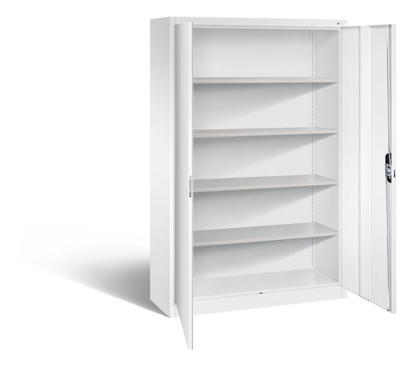 C+P Büroschrank Acurado, H1950xB1200xT400mm, Farbe: Verkehrsweiß, Muldengriff, 5 OH, 9460-000 S10945