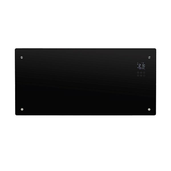 Eurom Konvektorheizung Alutherm Verre 2000 WiFi Schwarz, 360998