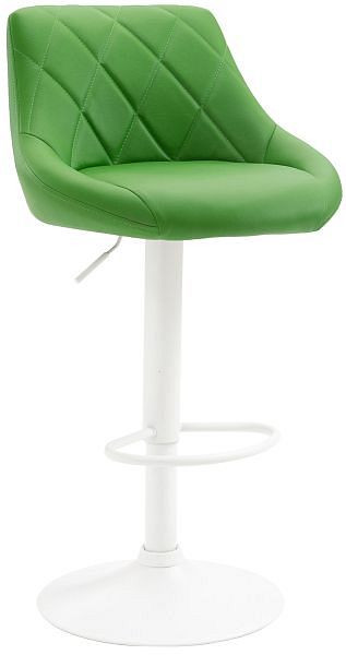 CLP Barhocker Lazio Kunstleder weiß, grün, 321766, 4251756486686