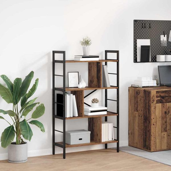 vidaXL Bücherregal Altholz 75 x 30 x 123,5 cm Holzwerkstoff, 883968