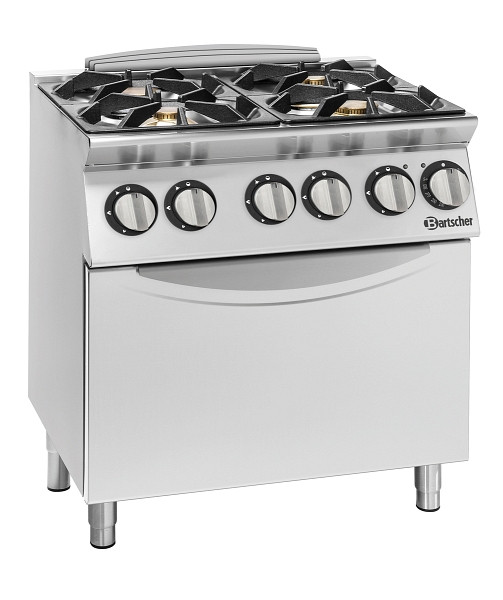 Bartscher Gasherd 900 4 Flammen EBO, Pilotflamme, 2992271